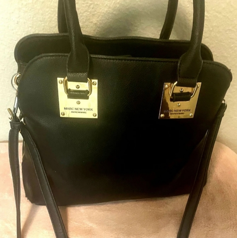 Marc New York Black satchel bag